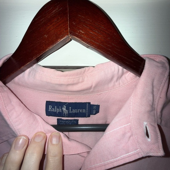 Ralph Lauren Pink Casual Button Down Shirt - Picture 2 of 4